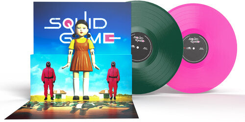 Squid Game (Soundtrack) [Pop-Up 2LP 1 Green & 1 Pink Colored 180 Gram Audiophile Vinyl]