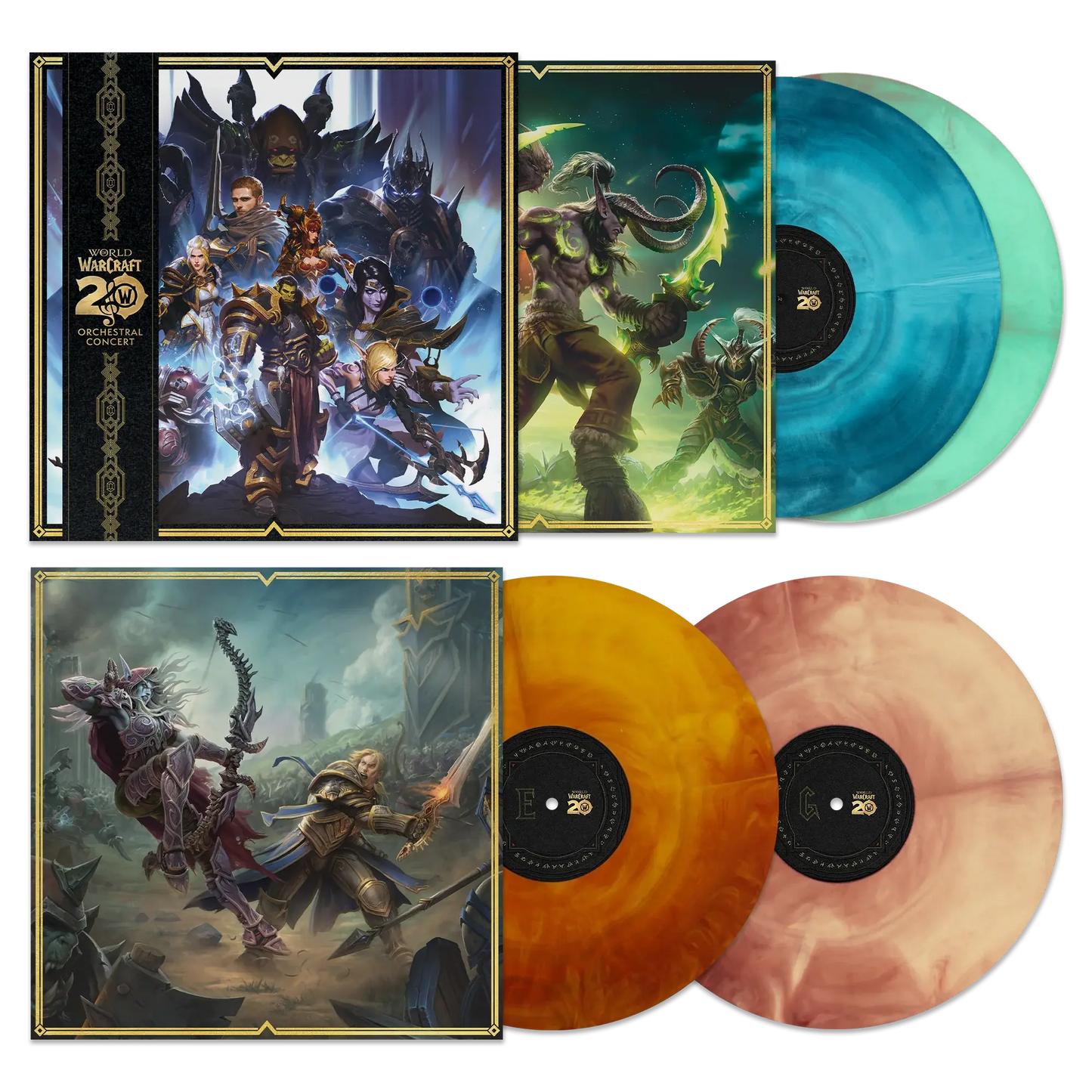 World of Warcraft: 20 Years of Music [4LP Seasons of Azeroth Color Vinyl]