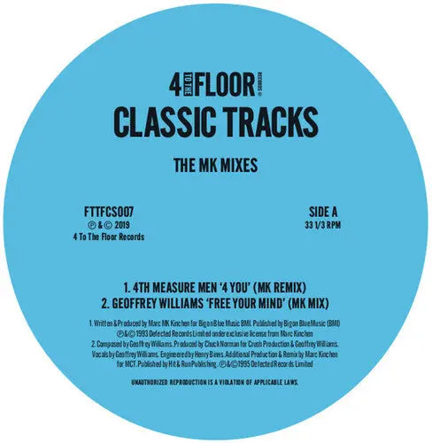 4 To The Floor Classic Tracks: The MK Mixes [Vinyl LP]