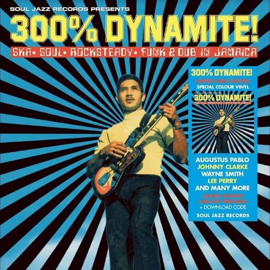300% Dynamite! Ska, Soul, Rocksteady, Funk and Dub in Jamaica [2LP Translucent Blue Vinyl]